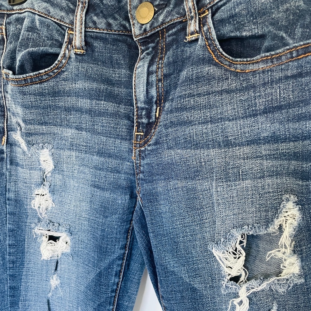 Super Stretch Ripped Jegging - Picture 3 of 6